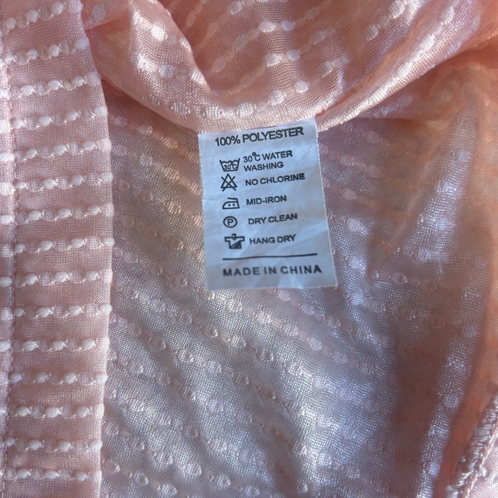 Orange Ribbed Swim Coverup - Picture 3 of 4